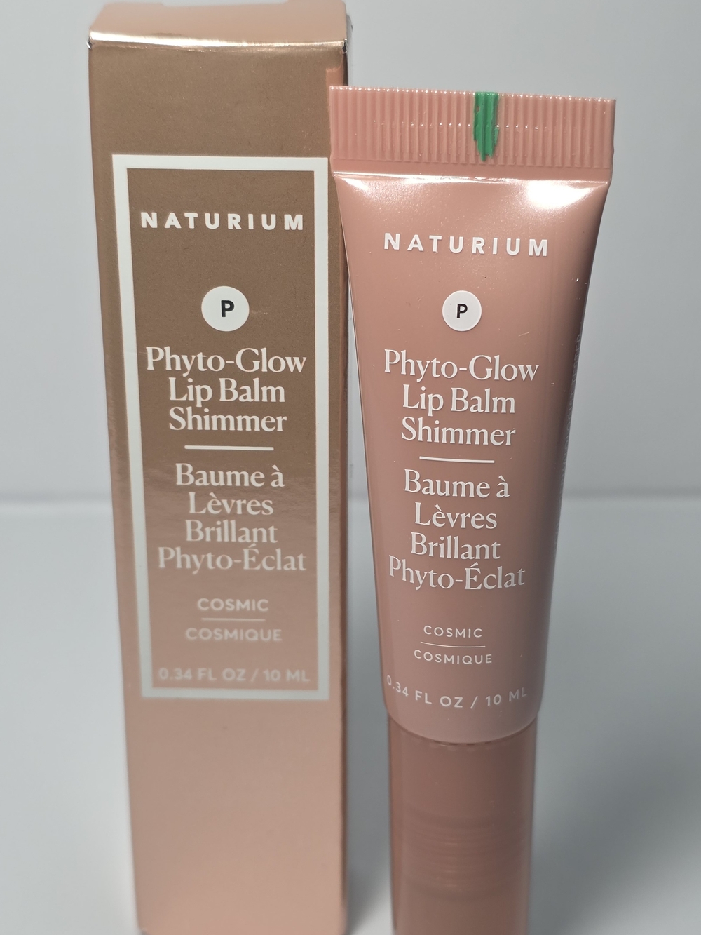 Naturium Phyto-Glow Lip Balm Shimmer — Pink (Cosmic)
